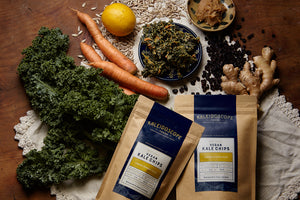 Open image in slideshow, Vegan Kale Chips - Mixed Flavor Case - Kaleidoscope Foods
